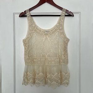 Lace top from Express- small